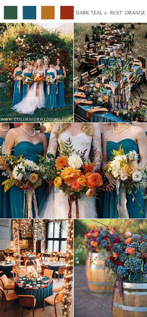 Fall Wedding Burnt Orange