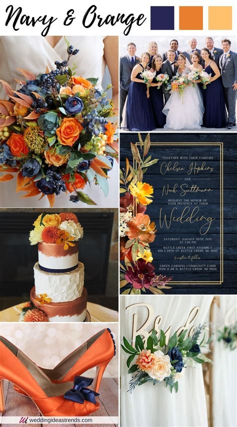 Fall Wedding Color Navy
