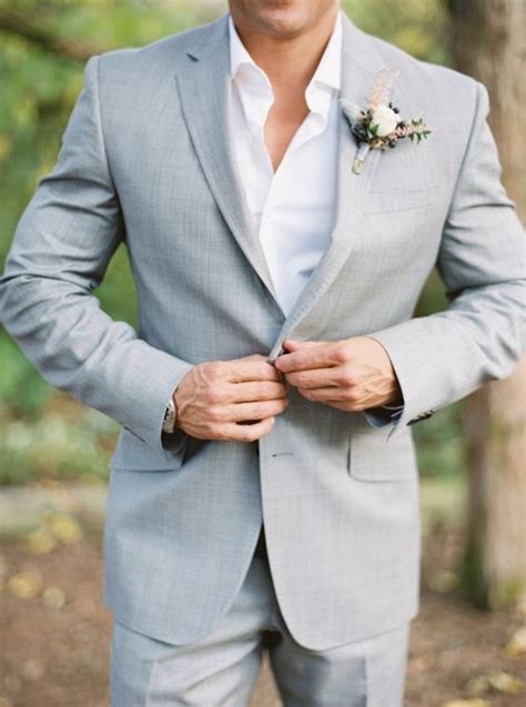 Fall Wedding Grey Suits