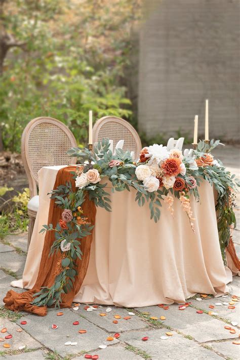 Fall Wedding Head Table Ideas
