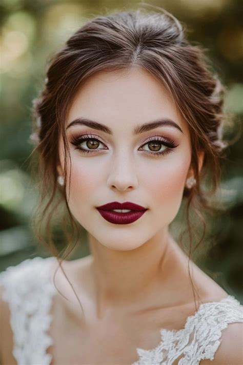 Fall Wedding Makeup Brunette