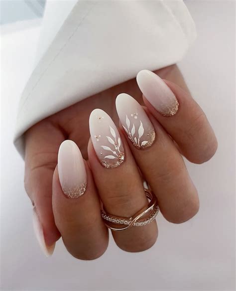 Fall Wedding Nails White