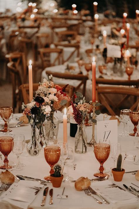 Fall Wedding Reception Table Ideas