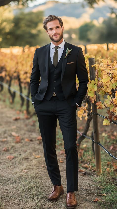 7+ Fall Wedding Suits Groom