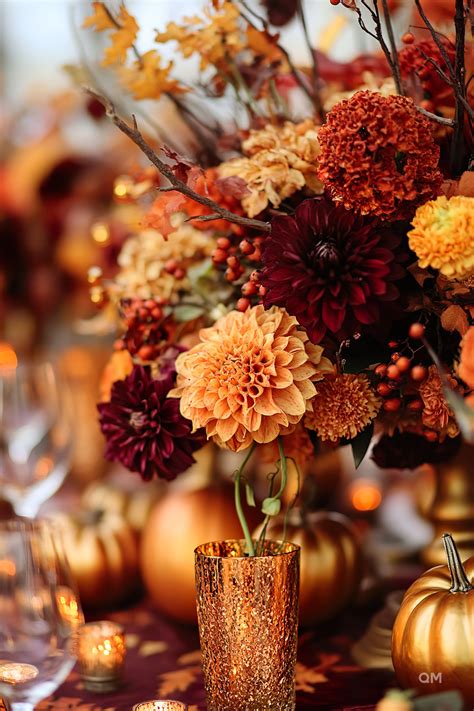 Fall Wedding Table Decor Wedding Table Decor