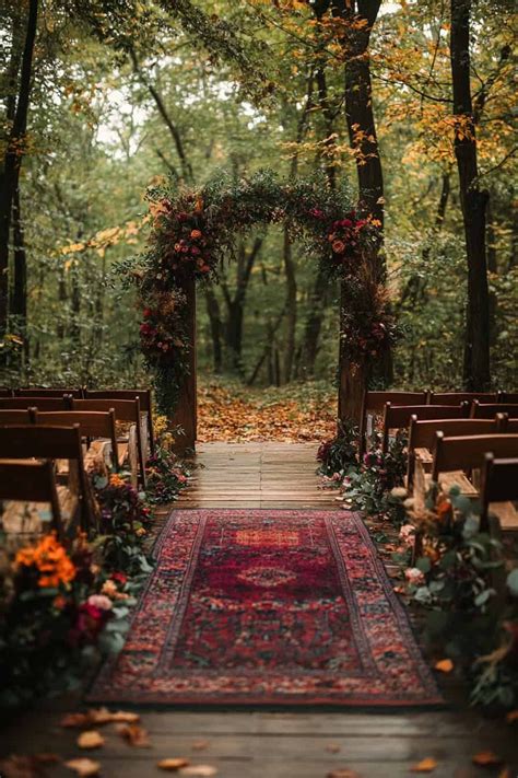 Fall Woods Wedding Ideas