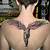 fallen angel wings back tattoo