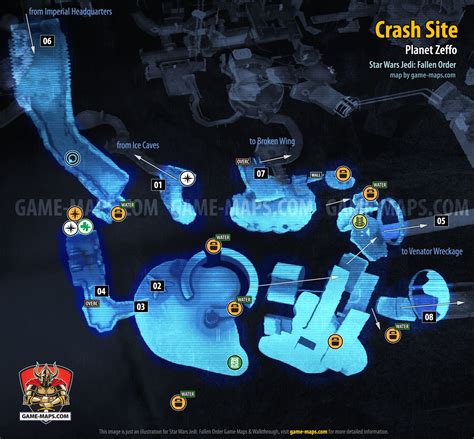 Fallen Order Crash Site Map