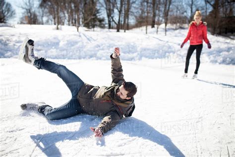 Falling While Ice Skating