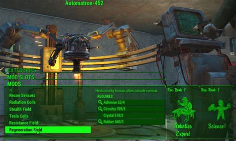Fallout 4 Robot Parts Code