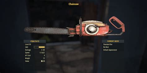 Fallout 76 Chainsaw Spawn