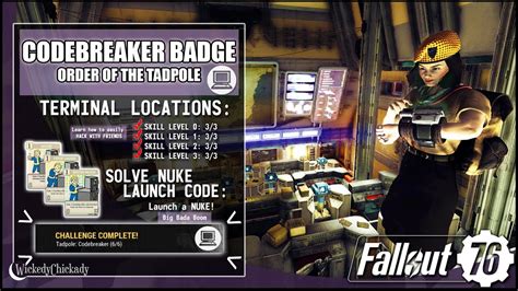 Fallout 76 Tadpole Codebreaker Terminals
