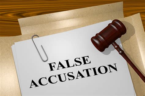 false allegations sentence