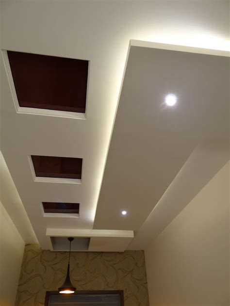 False ceiling in corridor home city lifestyle modern corridor, hallway