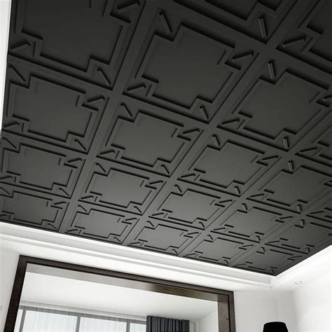 False Ceiling Tiles Black
