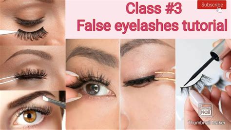 False Eyelashes Tutorial For Beginners