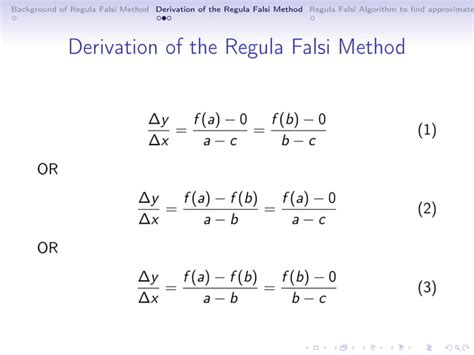 false position method is also known as