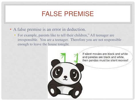 false premise examples