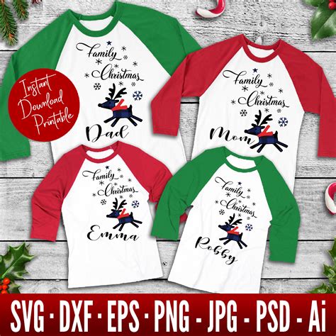 187+ Christmas Family Shirt SVG Download Free SVG Cut Files and