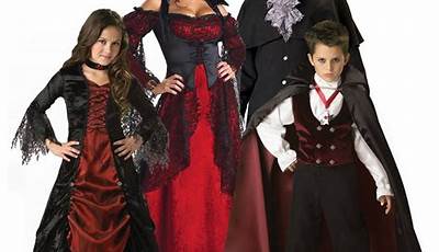 Family Halloween Costumes Vampire