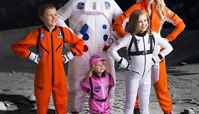 Family Halloween Costumes With Baby Astronaut