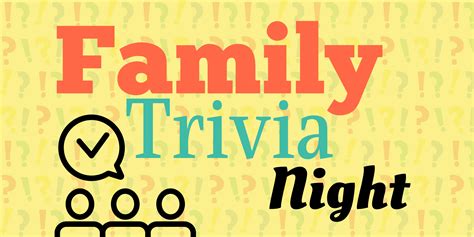 Family Trivia Night (Virtual) Lake Forest Library