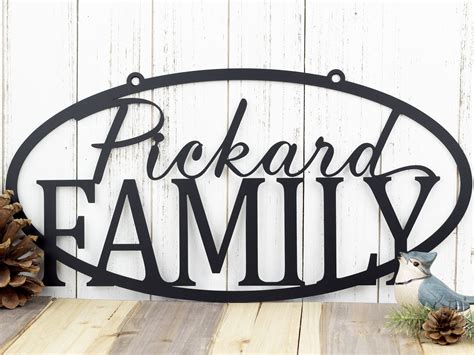 Custom Engraved Family Name Wood Sign, Personalized Wooden Plaque