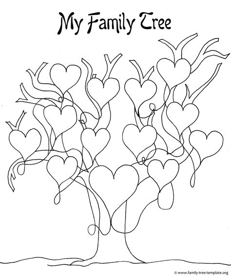 Family Tree Coloring Pages: A Fun Way To Learn About Genealogy