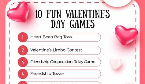 Family Valentine's Day Games 15 Fun Valentine’s Party For Kids Kids Party