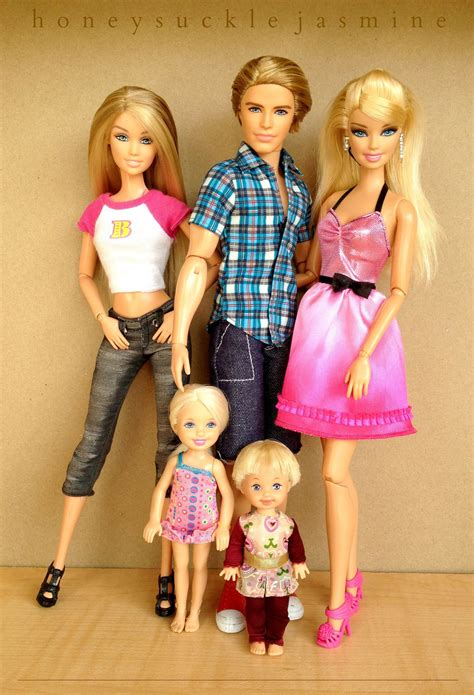 family barbie doll sets
