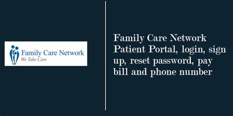 family care network in touch patient portal