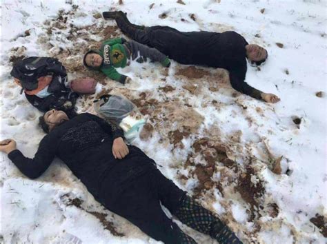 family found frozen to death