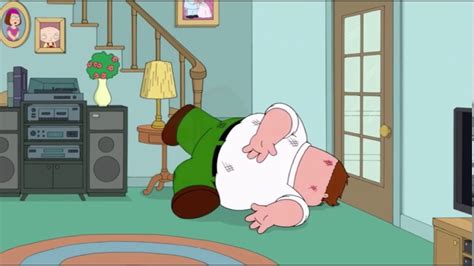 family guy fall position