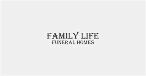 family life funeral homes pickford