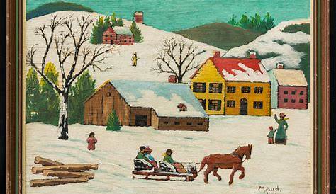 Sold Price: Maud Lewis(1903-1970)Nova Scotia/Canada Artist Gouache