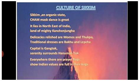 Poem on north Sikkim - Pantip