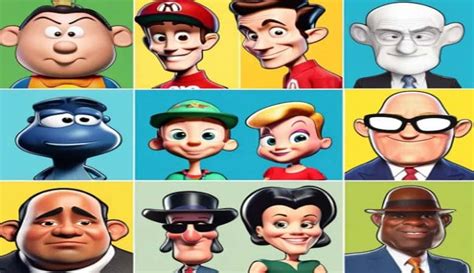 Famous Big Head Characters