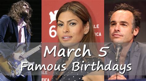 famous birthdays march 5