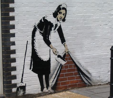 famous graffiti artist banksy