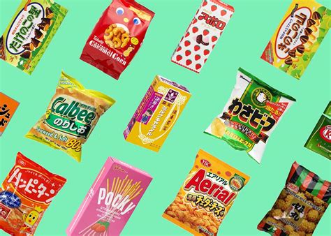 famous japanese snacks packaged