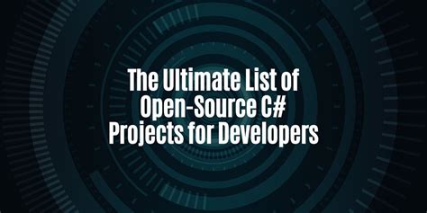 famous open source c projects