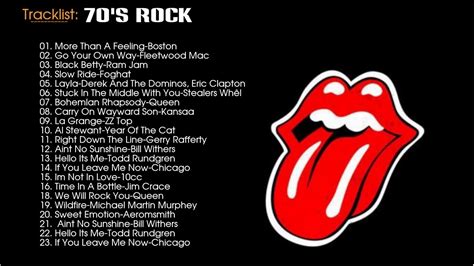 famous rock songs from the 70s