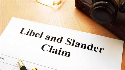 famous slander and libel cases