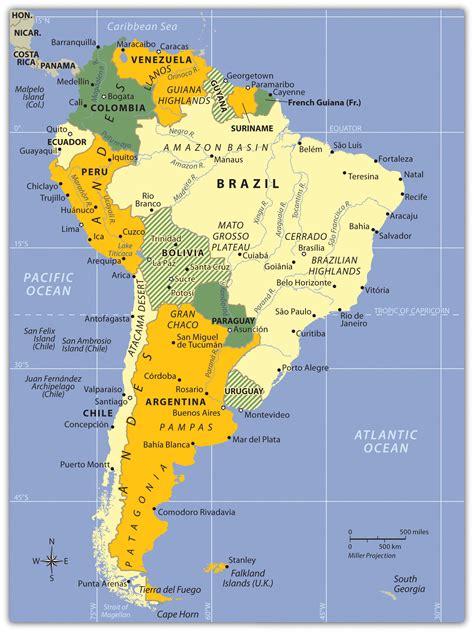 famous south american countries