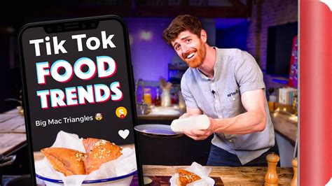 famous tiktok food review videos
