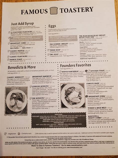 Famous Toastery Coupon