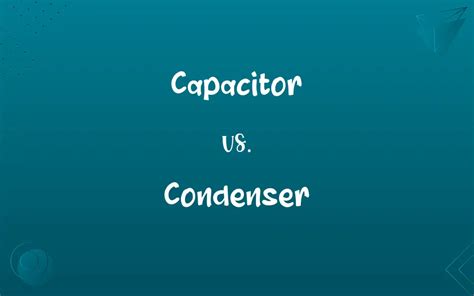 Fan Condenser Vs Capacitor