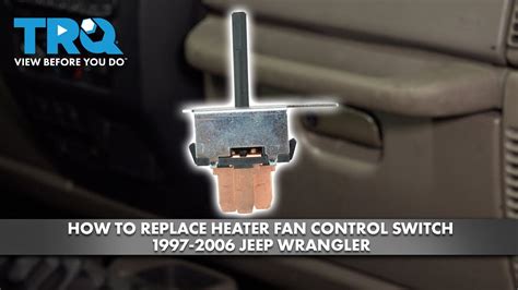 Fan Control Switch Location