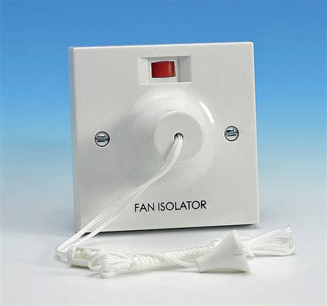 Fan Isolator Switch Pull Cord
