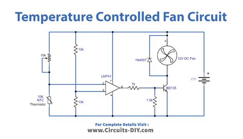 Fan Temperature Control Circuit